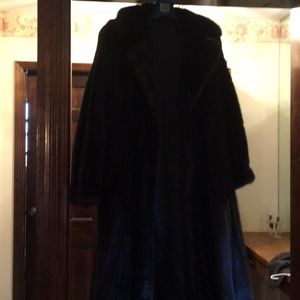 Mink full length coat